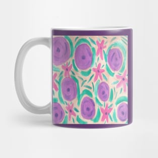 Beachy Boho Watercolor Print Mug